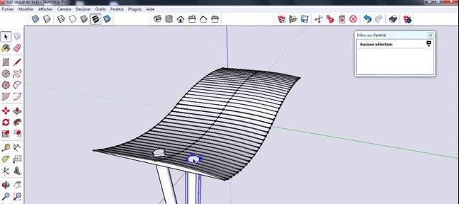 Tuto Sketchup : copies multiples le long d'une courbe Sketchup