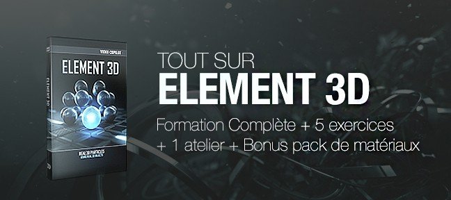 Tuto Tout Element 3D pour After Effects After Effects