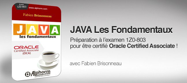 Tuto Java les fondamentaux Java