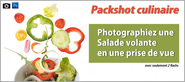 Packshot Culinaire : Photogaphier des légumes en lévitation