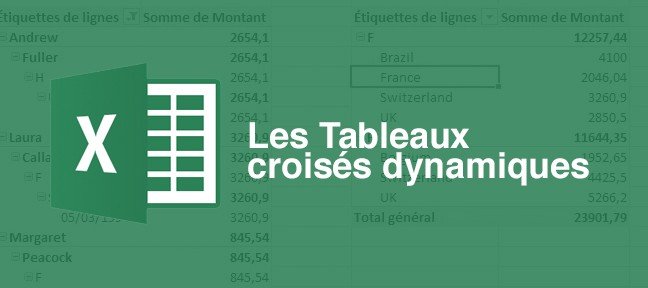Tuto Excel 2013 : Tableaux croisés dynamiques Excel