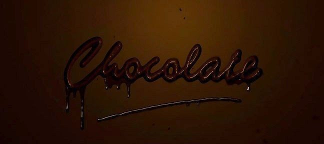 Créer un texte en chocolat