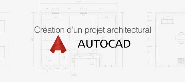 Création du projet architectural de synthèse avec Autocad 2015