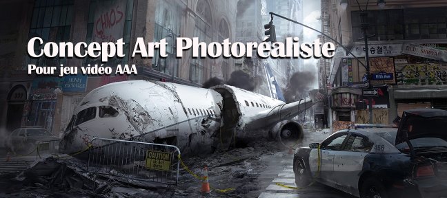 Concept Art photorealiste pour un jeu video AAA