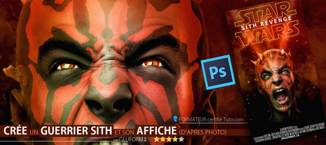 Tuto Créer un guerrier SITH et son affiche dans Photoshop Photoshop