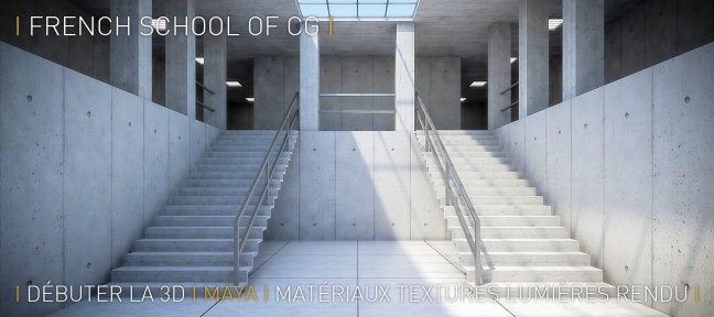 Débuter la 3D avec Maya, partie 3: Matériaux, textures, lumières et rendu