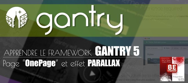 Concevoir avec Gantry 5 et le CMS Joomla un site onepage avec effet Parallaxe