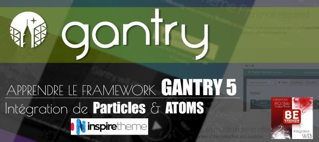 Intégrer des PARTICLES et éléments ATOMS dans Gantry 5 pour Joomla