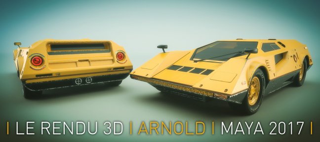 Apprendre le rendu 3D avec Arnold et Maya