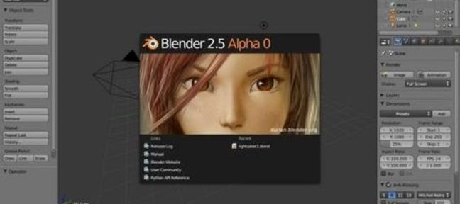 Tuto Manipulations de base de Blender 2.5 Blender