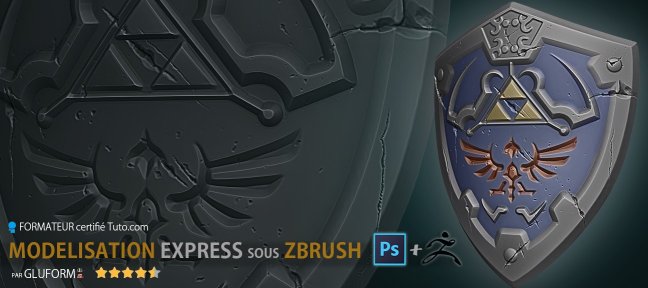 Tuto Modélisation 3D express sous ZBrush ZBrush