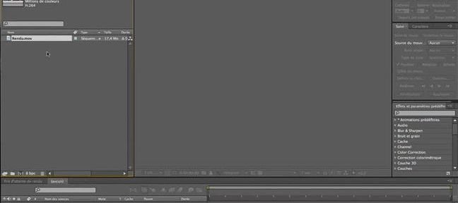 Tuto Comprendre les formats video After Effects