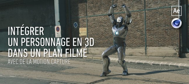 Intégrer un personnage 3D en motion capture dans un plan filmé