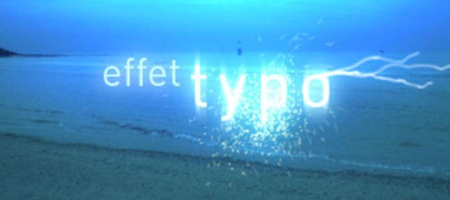 Tuto Effet typo After Effects