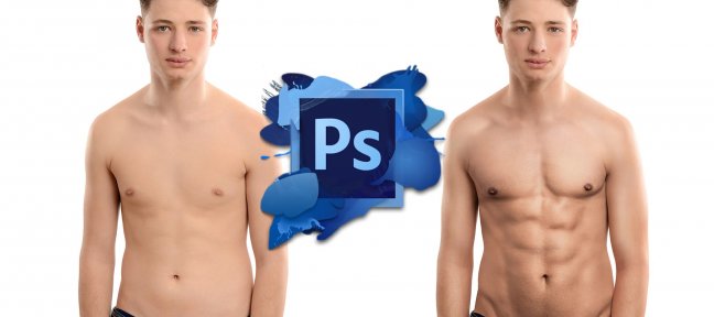 Tuto Ajouter des abdominaux à une personne avec Photoshop ! Photoshop