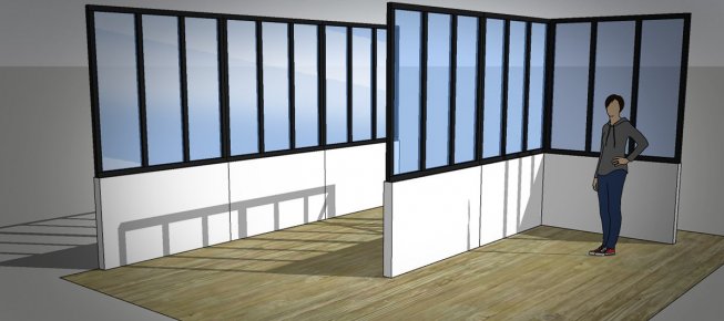 tuto gratuit sketchup : réalisez une fenêtre d'atelier avec sketchup